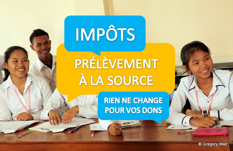 Prélèvement à la source : Quel impact sur mes dons ?