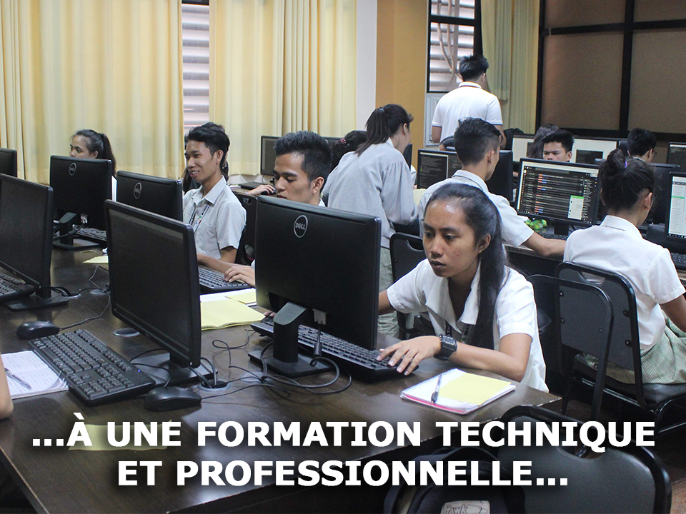 ... à une formation technique et professionnelle