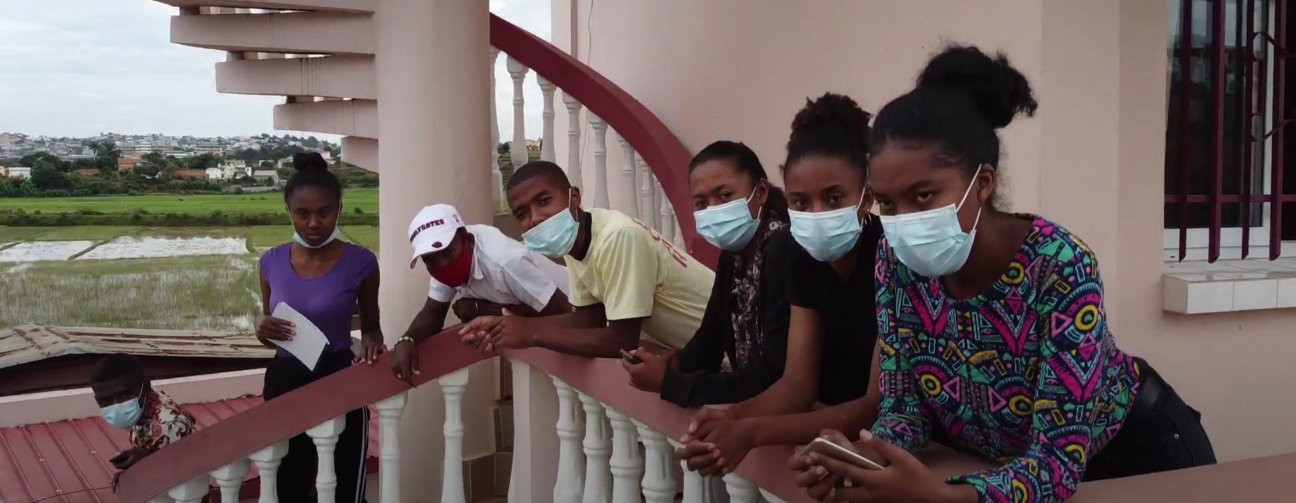 Photo de groupe des étudiants de PNM